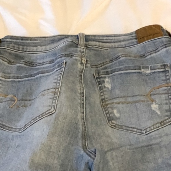 American eagle distressed super-stretch jeggings. - Picture 7 of 8
